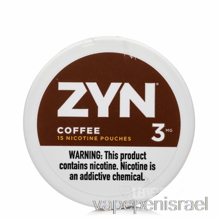 שקיות ניקוטין חד פעמיות Vape Israel Zyn - קפה 3mg